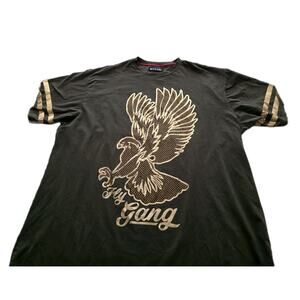 makobi shirt Men Size 3XB Eagle Fly Gang Bling Street Wear